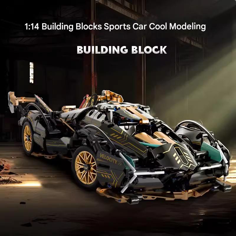 Remote Control + Programming - Racing Car Building Block Model