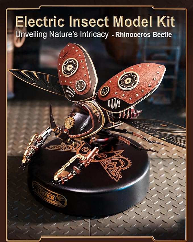 Rhino Beetle 3D Metal DIY Assembly Mechanical Toy