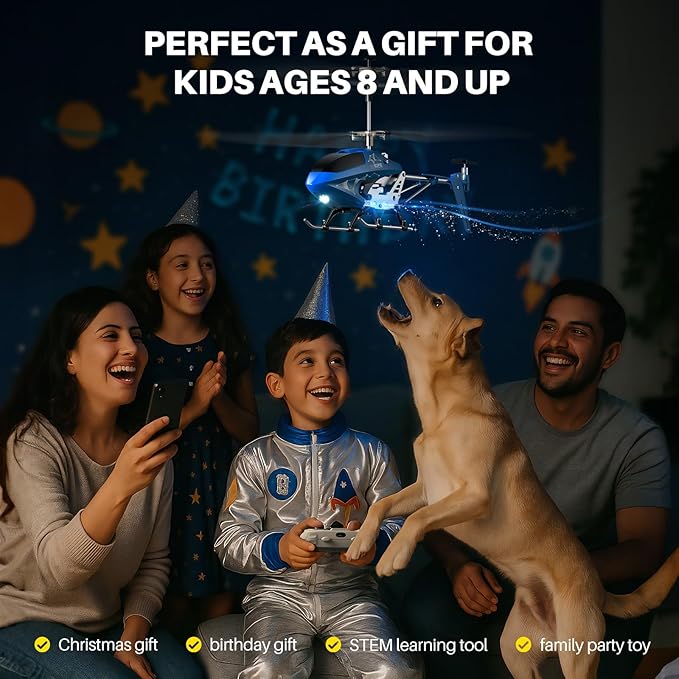 Alloy Material Shockproof Remote Control Helicopter Children's Gift