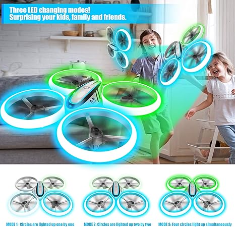 LED Light Children's Remote Control Quadcopter