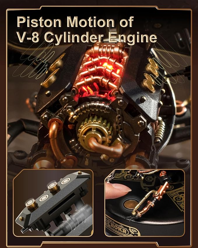 Rhino Beetle 3D Metal DIY Assembly Mechanical Toy