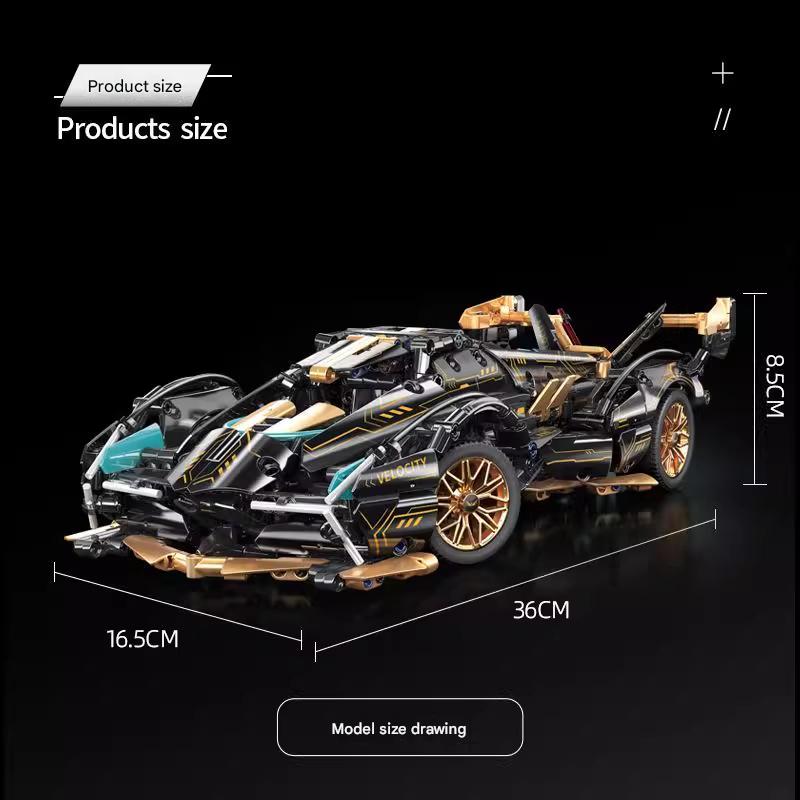 Remote Control + Programming - Racing Car Building Block Model