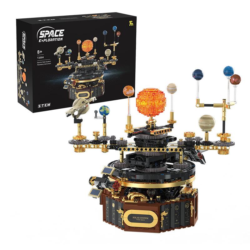 Educational Brain Teaser Toy - Electric Solar System Building Blocks