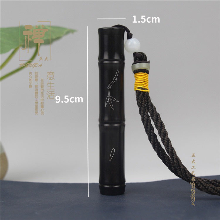 "Ebony Square Windproof Rechargeable Fire Starter"