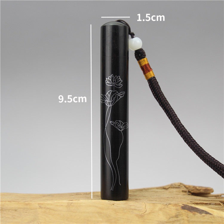 "Ebony Square Windproof Rechargeable Fire Starter"