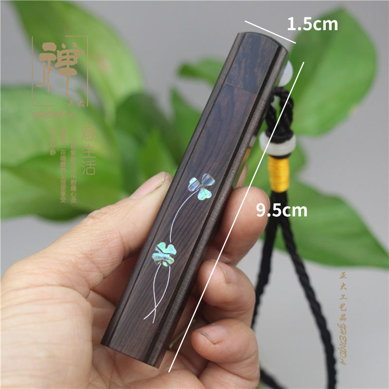 "Ebony Square Windproof Rechargeable Fire Starter"