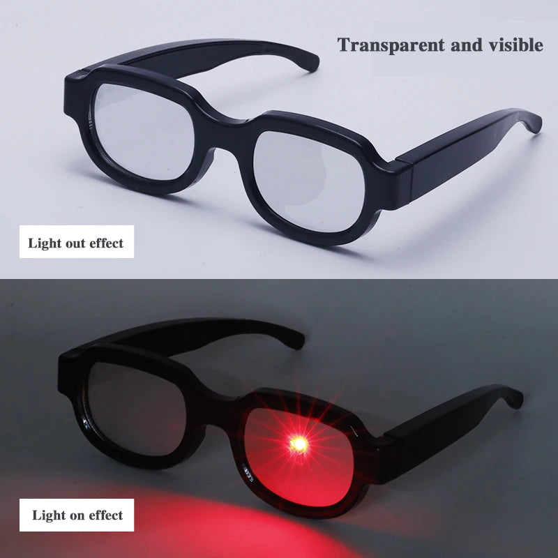 Role-playing Props, Funny and Novel Light-up Cosplay Party LED Glasses