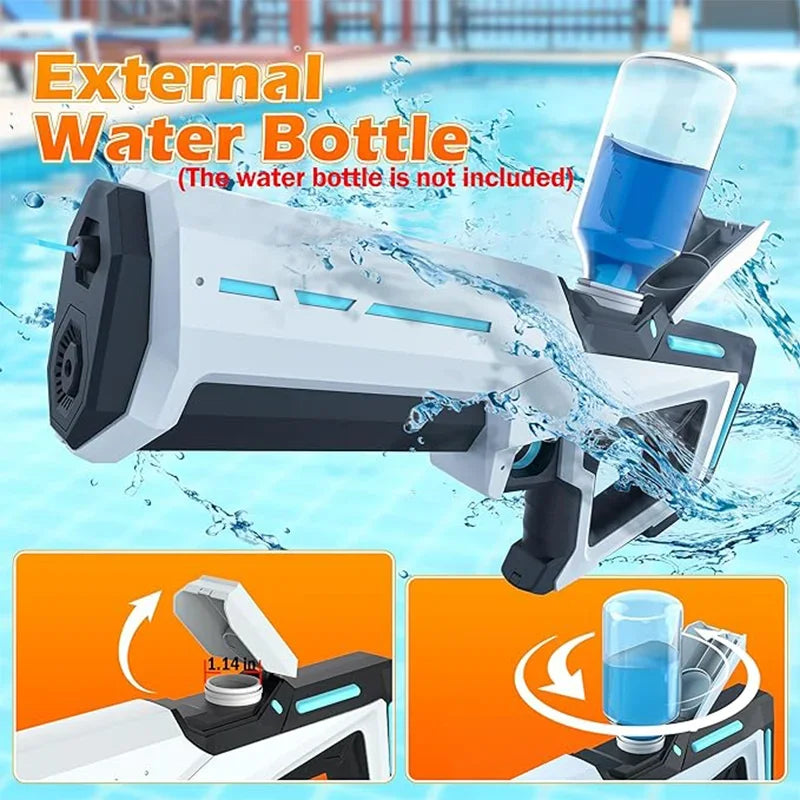 High-Power Auto-Suction Electric Water Blaster, Beach Toy for All Ages