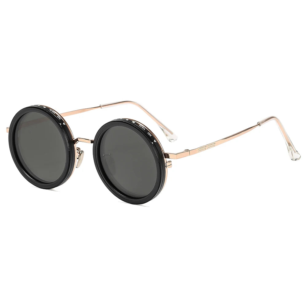 9-Setting ND-UV400 Adjustable Tint Polarized Fishing Sunglasses with Built-in ND Filter