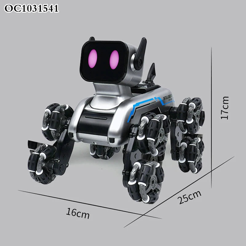 New Smart 8-Wheel Drive Remote Control Robotic Dog Toy