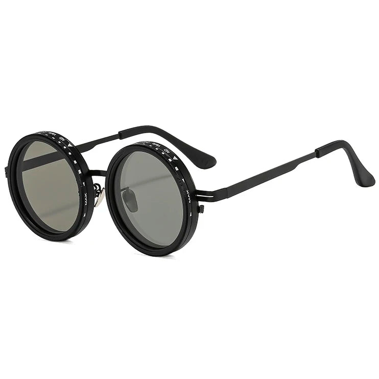 9-Setting ND-UV400 Adjustable Tint Polarized Fishing Sunglasses with Built-in ND Filter