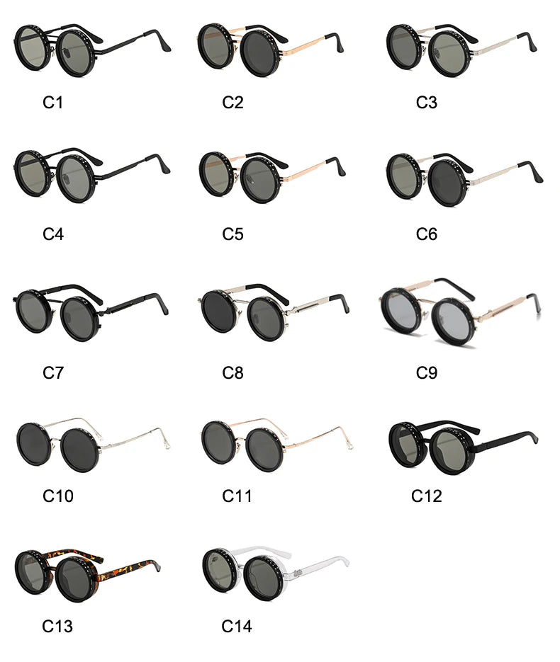 9-Setting ND-UV400 Adjustable Tint Polarized Fishing Sunglasses with Built-in ND Filter
