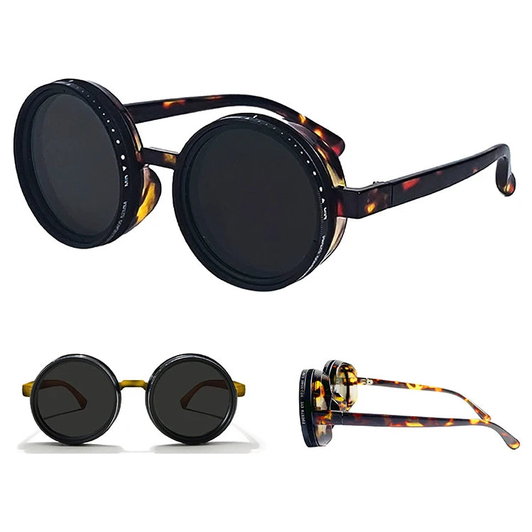 9-Setting ND-UV400 Adjustable Tint Polarized Fishing Sunglasses with Built-in ND Filter