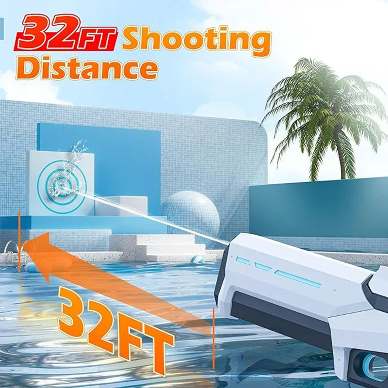 High-Power Auto-Suction Electric Water Blaster, Beach Toy for All Ages
