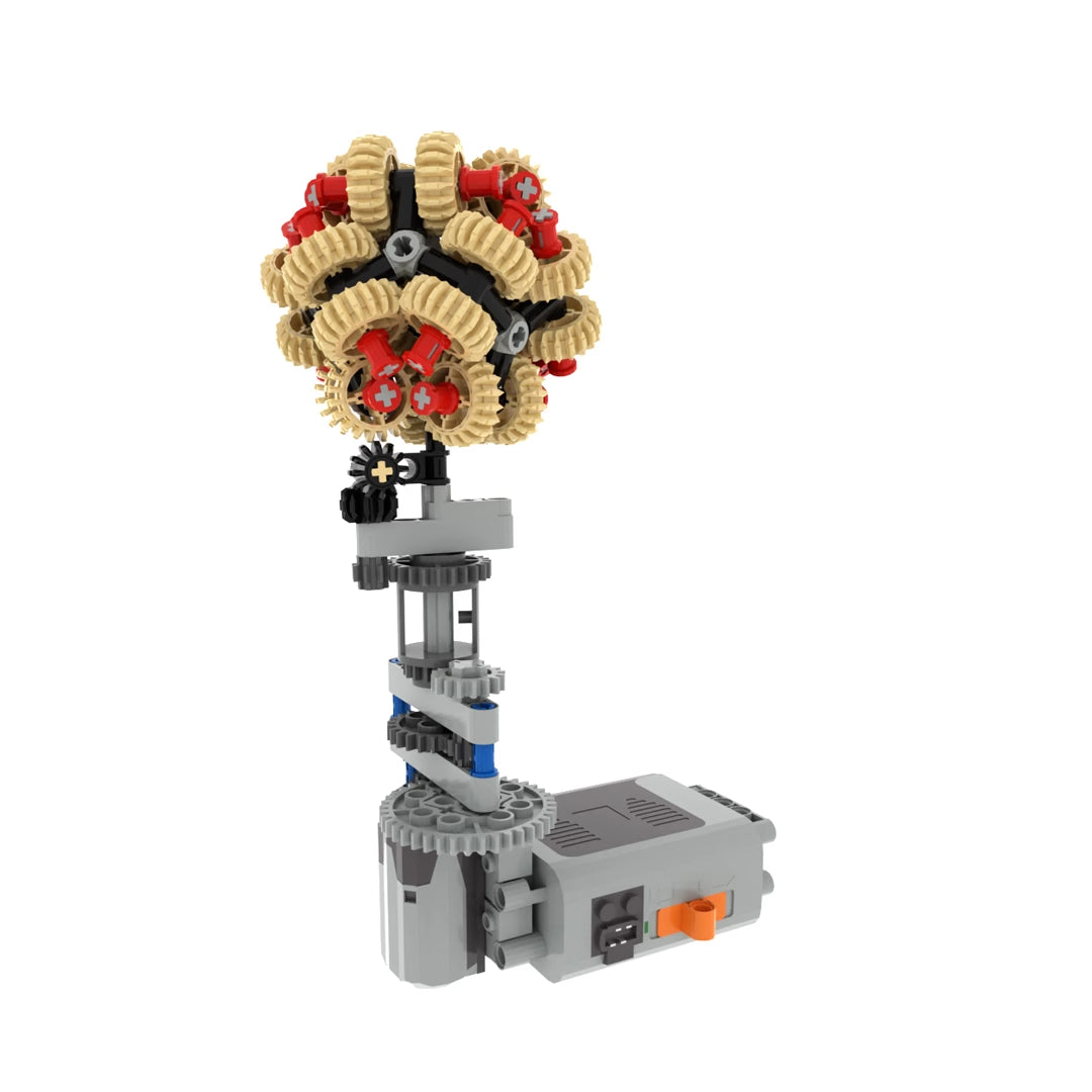 Building Blocks Gear Engineering Machinery Set