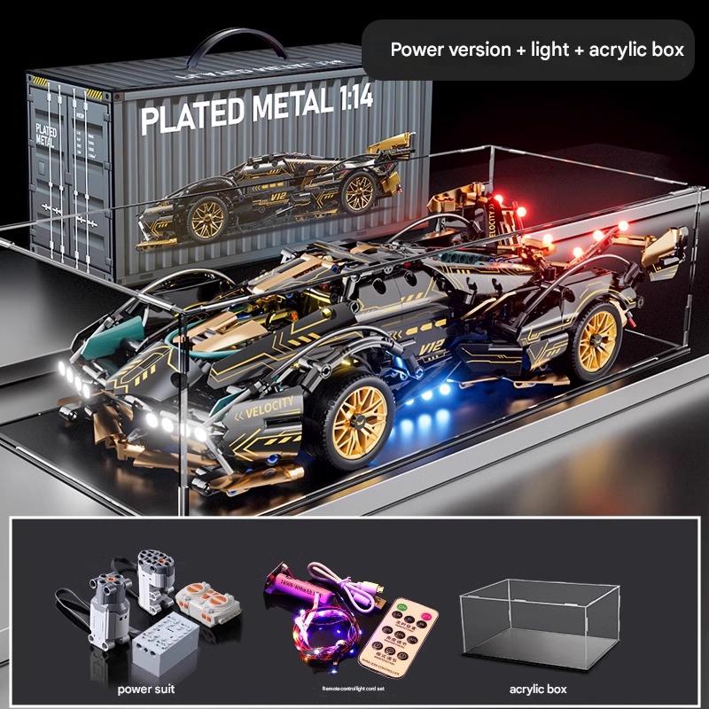 Remote Control + Programming - Racing Car Building Block Model