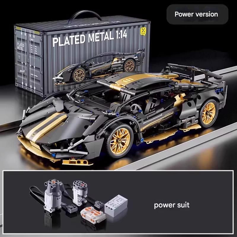 Remote Control + Programming - Racing Car Building Block Model