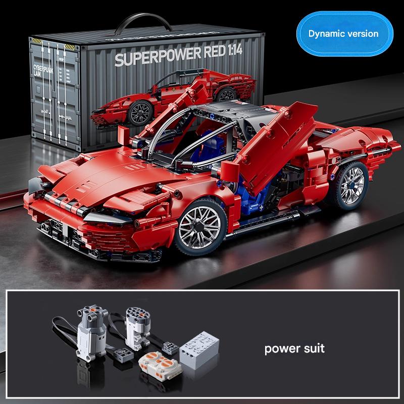 Remote Control + Programming - Racing Car Building Block Model
