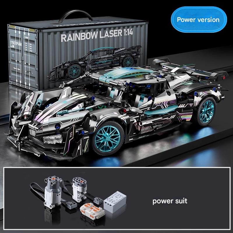 Remote Control + Programming - Racing Car Building Block Model