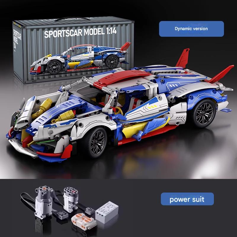 Remote Control + Programming - Racing Car Building Block Model