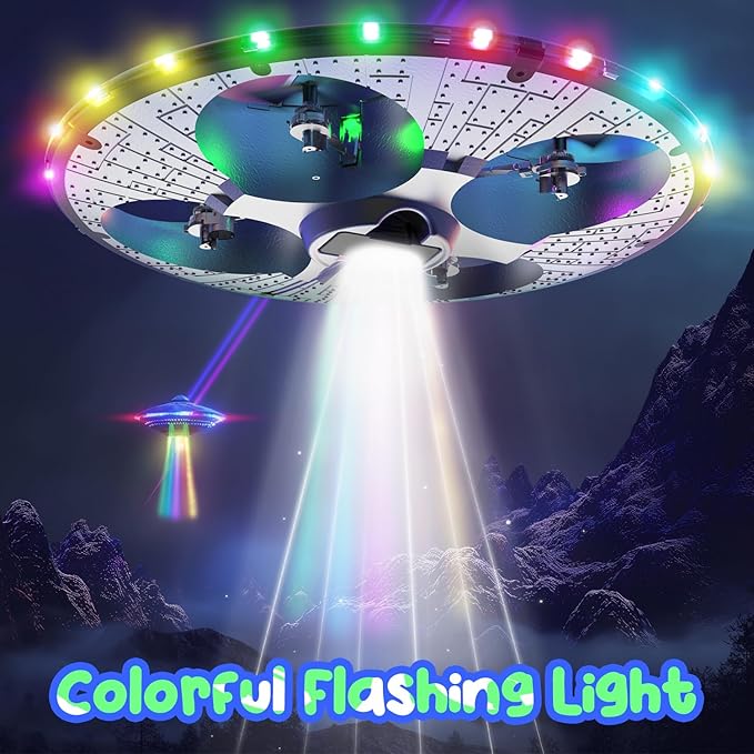 360-degree Rotating Foam Material Handheld Remote Control UFO Drone