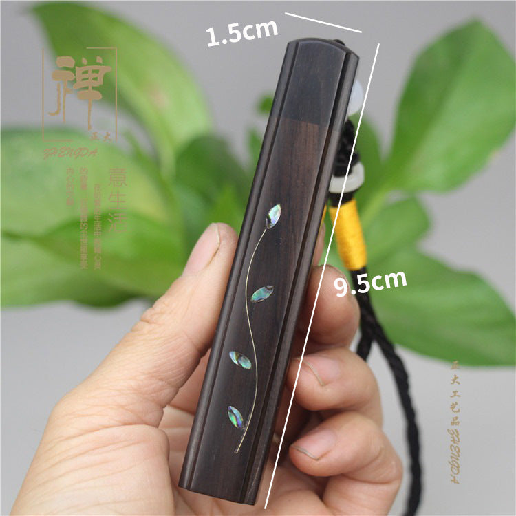 "Ebony Square Windproof Rechargeable Fire Starter"