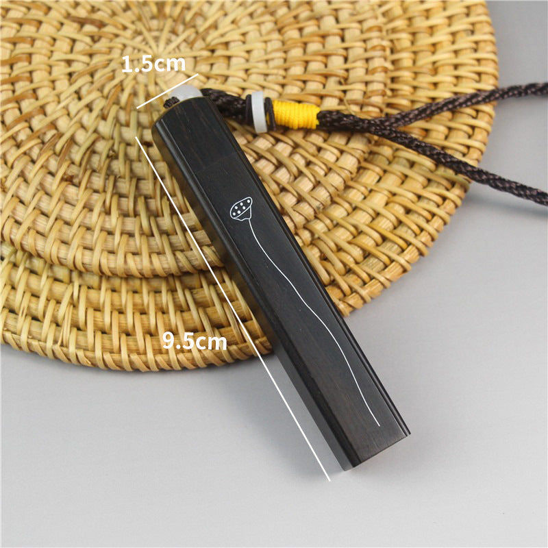 "Ebony Square Windproof Rechargeable Fire Starter"